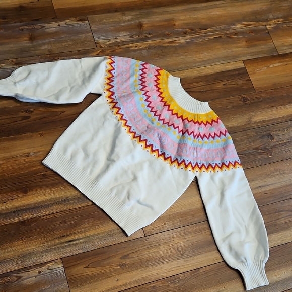 Sugarlips Multicolor Chevron Women's Sweater - Picture 1 of 6